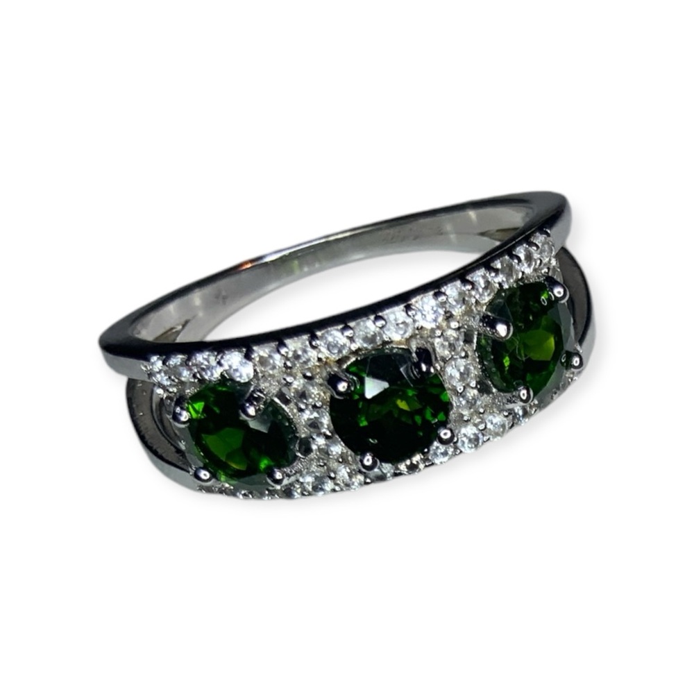 Sterling silver  Peridot Ring